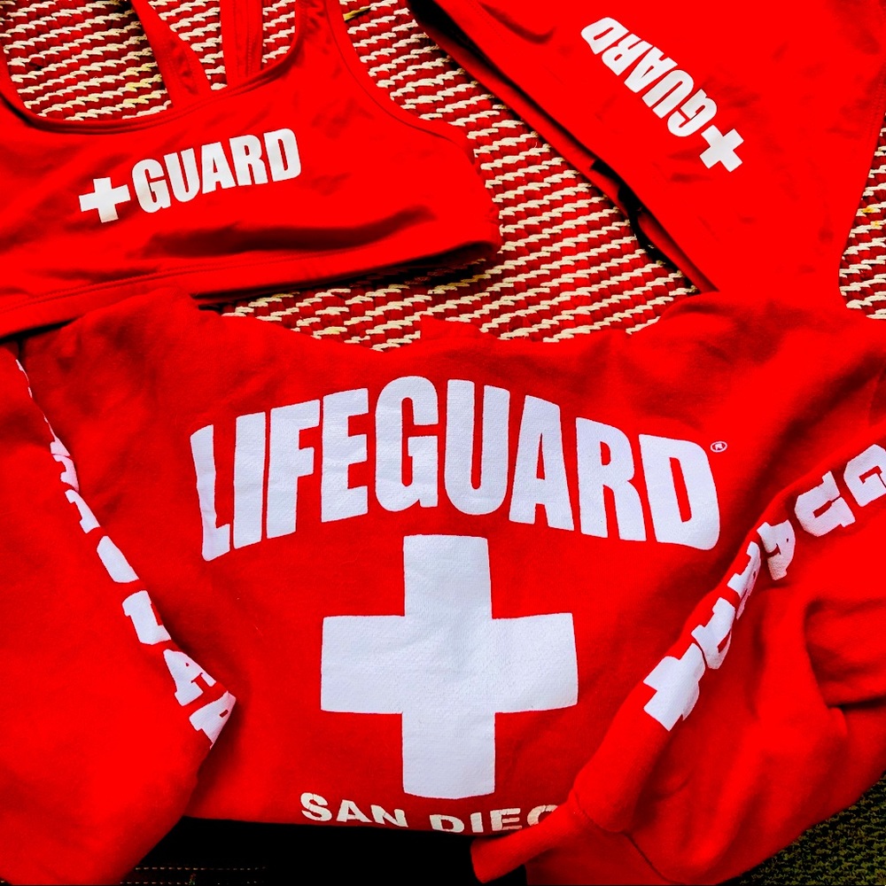 LifeGuard bikini & matching hoodie